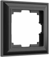 Рамка из пластика на 1 пост Fiore черный Werkel W0012208