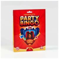 Настольная игра Проф-Пресс Party Bingo Супер герои