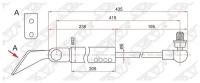 Амортизатор Крышки Багажника Nissan Tiida C11 04-14 Rh Sat арт. ST-90450-EL00A