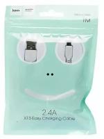 Кабель USB - micro USB Hoco X13 Easy для HTC / Samsung (100 см) Белый