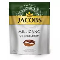 Кофе молотый в растворимом Jacobs Monarch Millicano, пакет, 6 уп. по 200 г