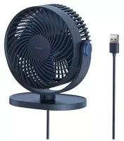 Портативный вентилятор Baseus Serenity Desktop Fan, синий, ACYY000003