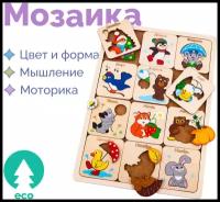 Мозаика из дерева 