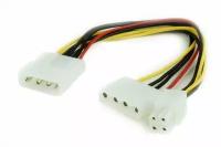 Набор из 3 штук Разветвитель питания Cablexpert CC-PSU-4, Molex->Molex + ATX 4 пин