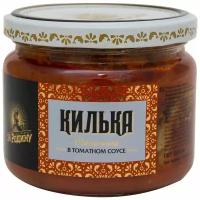 Килька За Родину балтийская неразделанная обжаренная в томатном соусе, 270г