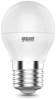 Лампа светодиодная gauss 53238, E27, G45