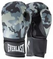 Перчатки тренировочные Everlast Spark 10oz серый/камуфляж