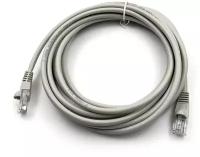 Патч-корд Buro UTP 4 пары cat5E CCA molded 5м серый RJ-45 (m)-RJ-45 (m)