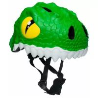 Шлем - Crazy Safety - размер S-M (49-55 см) - Green Crocodile/зелёный крокодил - защитный - велосипедный - велошлем – детский