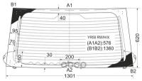 Стекло Заднее С Обогревом Toyota Noah/Voxy 01-07 XYG арт. YR50 RW/H/X