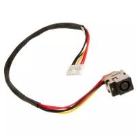 Power connector / Разъём питания для ноутбука HP DV5, DV6, G61, CQ61 с кабелем