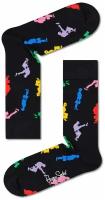 Носки Happy Socks, размер 41-46, мультиколор, черный