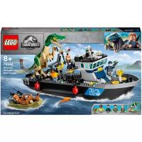 LEGO Jurassic World Конструктор Побег барионикса на катере, 76942