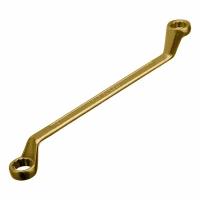 Ключ накидной Сибртех 17 х 19 мм, желтый цинк 14626