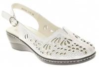 Туфли Baden женские летние, размер 41, цвет белый, артикул HX048-010