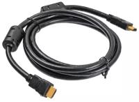 Кабель HDMI-HDMI 1.8м. BURO 1.3V феррит. кольца черный (HDMI-19M/19M-1.8M-MG)