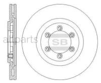 SANGSIN BRAKE SD3051 Диск тормозной