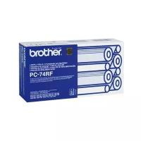 Картридж Brother PC-74RF оригинальная факсовая пленка Brother (PC74RF) 4 x 144 стр, черный