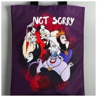 Сумка текстильная Disney Not sorry, 31*1*40,5 см, отдел без молнии, без подклада (4784195)