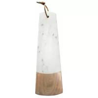 Доска сервировочная Be Home Marble&Acacia 49x15 см