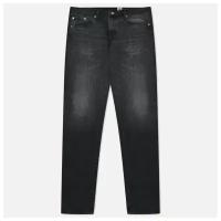 Мужские джинсы Edwin Slim Tapered Kaihara Black x Black Stretch Denim 12.5 Oz серый, Размер 34/32