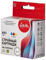 Струйный картридж Sakura Printing Sakura C2P11AE (№651 Tri-colour) для HP, триколор, 11 мл