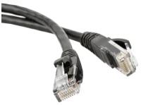 Hyperline Патч-корд UTP 5E категории 5м Hyperline PC-LPM-UTP-RJ45-RJ45-C5e-5M-LSZH-BK черный