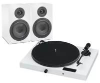 Стереосистема Pro-Ject SET JUKEBOX E + SPEAKER BOX 5 WHITE/WHITE