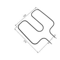 ТЭН для духовки 1500W, 230V, нижний (Брест, GEFEST) 370х330 мм