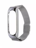 Aксессуар Ремешок Red Line для Xiaomi Mi Band 6 Milanese Loop Metal Silver УТ000025198