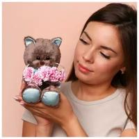 Средние мягкие игрушки Milo toys Мягкая игрушка «Милый Marti», котик, 25 см