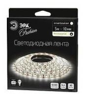 Светодиодная лента ЭРА 14,4W/m 60LED/m 5050SMD холодный белый 5M LS5050-60LED-IP20-W-5m C0043045