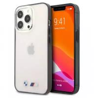 Чехол CG Mobile BMW M-Collection PC/TPU Hard для iPhone 13 Pro Max, цвет Прозрачный/Черный (BMHCP13XMBTOK)