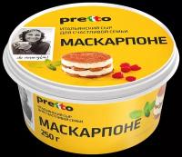 Сыр PRETTO Маскарпоне 80%, без змж, 250г