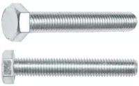 Болт М8х70 мм шестигр., цинк, кл.пр. 5.8, DIN 933 (30 шт в карт. уп.) STARFIX (SMC1-15523-30)