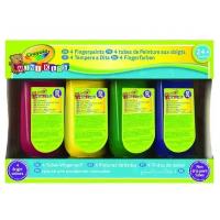 Смываемые пальчиковые краски Crayola 4 шт