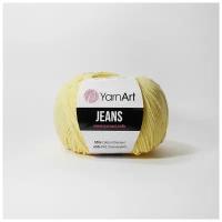Пряжа YarnArt Jeans (Джинс) - 10 мотков Цвет: 88 желтый 55% хлопок, 45% полиакрил 50г 160м
