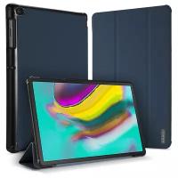 Чехол-книжка MyPads для Samsung Galaxy Tab S5e 10.5 SM-T720 / T725 (2019) с функцией засыпания синий