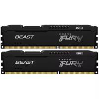 Оперативная память Kingston FURY Beast 16 ГБ (8 ГБ x 2 шт.) DDR3 1600 МГц DIMM CL10 KF316C10BBK2/16