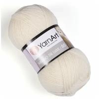 Пряжа YarnArt Merino de Luxe 50 (Ярнарт Мерино де Люкс) 100г, 280м, 50% шерсть 50% акрил, цвет 502 молочный, 1 шт