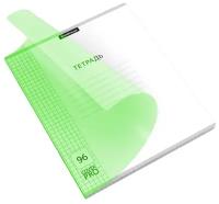 ErichKrause тетрадь Классика CoverPrо Neon 56401, клетка, 96 л., 1 шт., зеленый