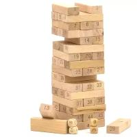 Настольная игра Brains Pine Jenga 48 Wooden