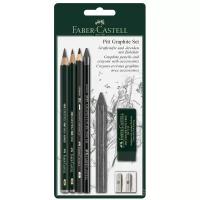 Faber-Castell Набор карандашей Pitt Graphite (112997) черный 5 шт