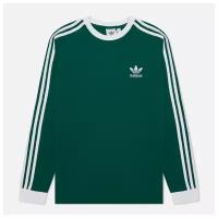 Мужской лонгслив adidas Originals Adicolor Classics 3-Stripes зелёный, Размер S