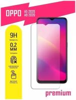 Защитное стекло для OPPO A5/ A9 2020 / Оппо А5 / А9 2020 (гибридное) на экран, полноклеевое, с олеофобным покрытием