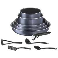 Набор посуды Tefal Ingenio Twinkle 04180860 10 пр. серый