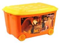 Ящик для игрушек Маша и Медведь на колесах