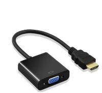 Переходник WX-HV001 HDMI VGA, черный