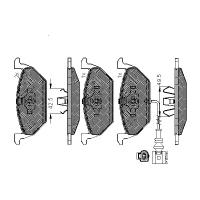 Колодки тормозные Audi A3; VW Bora, Golf IV с датчиками =GDB1386=GDB1422=GDB1397 ICER