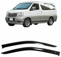 Дефлекторы боковых стекол Cobra Tuning на Nissan Elgrand (E50) 1997 - 2002 - Ветровики боковых окон для Ниссан Эльгранд (Е50) 1997 - 2002